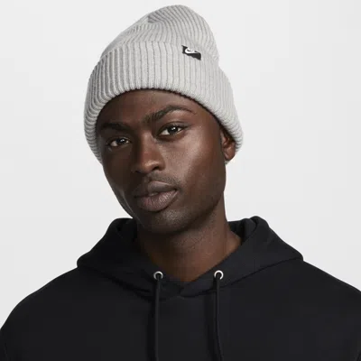 Nike Unisex Peak Futura Beanie In Grey