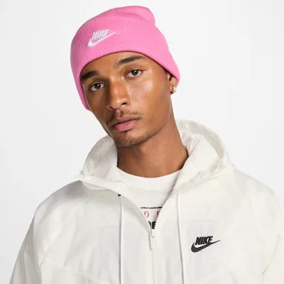 Nike Unisex Peak Futura Beanie In Pink