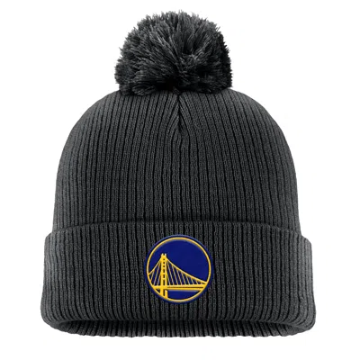 Nike Unisex Peak (golden State Warriors) Nba Beanie In Black