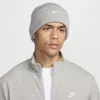 Nike Unisex Peak Swoosh Beanie In Grey