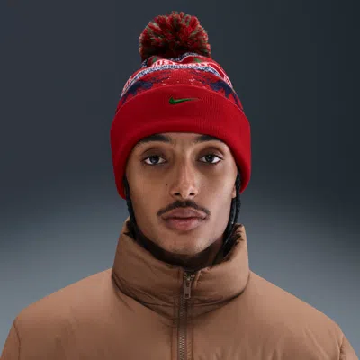 Nike Unisex Peak Winter Wonderland Beanie In White