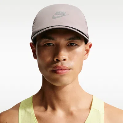 Nike Unisex  Pro Dri-fit Unstructured Swoosh Run Cap In Pink