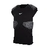Nike Unisex  Pro Hyperstrong 4-pad Top In Black