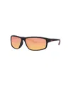 Nike Unisex Rectangle Sunglasses, 2153 Nk000603 In Black