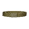 Nike Unisex Ribbed Web Belt In Green