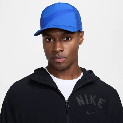 Nike Unisex Rise Dri-fit Trucker Cap In Blue