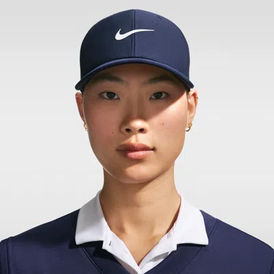Nike Unisex Rise Dri-fit Adv Swooshflex Structured Golf Cap In Blue