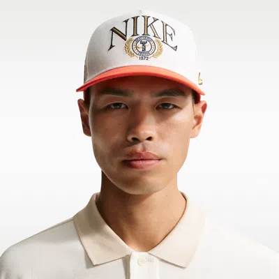 Nike Unisex Rise Structured A-frame Cap In White