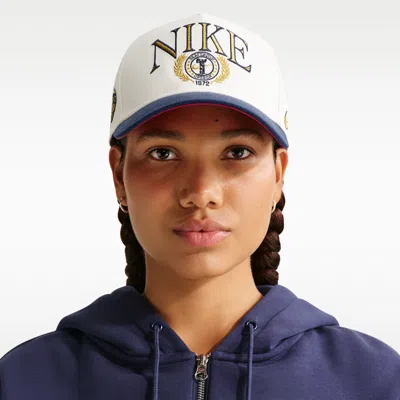 Nike Unisex Rise Structured A-frame Cap In White