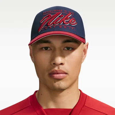 Nike Unisex Rise Structured A-frame Cap In Black