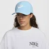 Nike Unisex Rise Structured Swooshflex Futura Cap In Blue