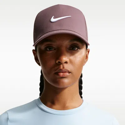 Nike Unisex Rise Structured Trucker Cap In Brown