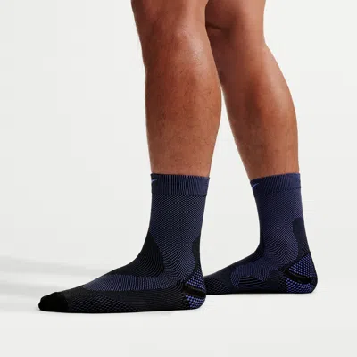 Nike Unisex Run Lightweight Running Micro-crew Socks (1 Pair) In Black