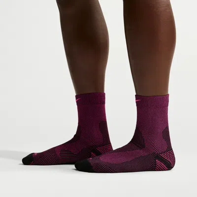 Nike Unisex Run Lightweight Running Micro-crew Socks (1 Pair) In Multi