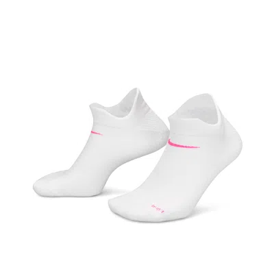 Nike Unisex Running Lightweight No-show Socks (1 Pair) In White