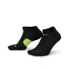 Nike Unisex Running Midweight No-show Socks (1 Pair) In Black
