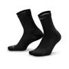 Nike Unisex Running Wool Micro Crew Socks (1 Pair) In Black
