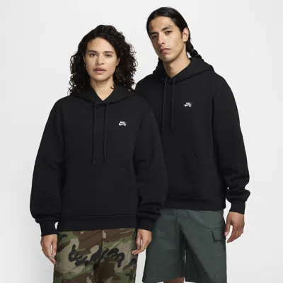 Nike Unisex  Sb Fleece Pullover Skate Hoodie In Black