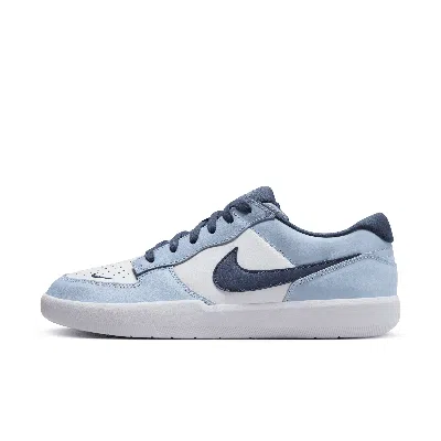 Nike Unisex  Sb Force 58 Premium Skate Shoes In White