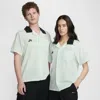 Nike Unisex  Sb Short-sleeve Button-up Skate Bowler Shirt In Green