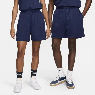 Nike Unisex  Sb Skate Basketball Shorts In Blue