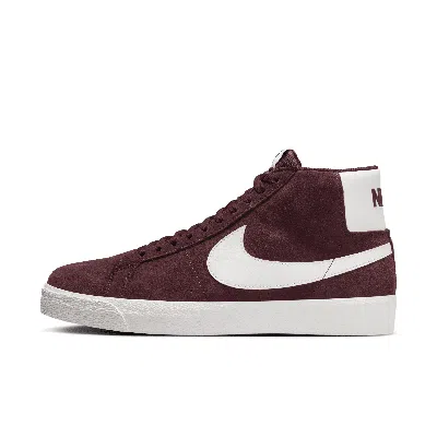 Nike Unisex  Sb Zoom Blazer Mid Skate Shoes In Red
