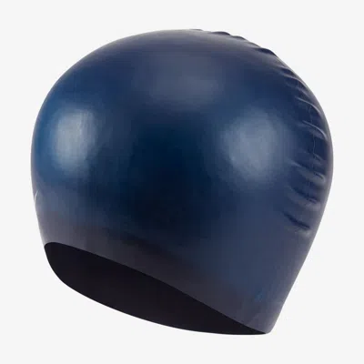 Nike Silicone Swim Cap In Midnight Navy