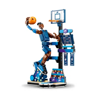 Nike Kids' Unisex Slam Dunk X Legoâ® Set Building Kit In Blue
