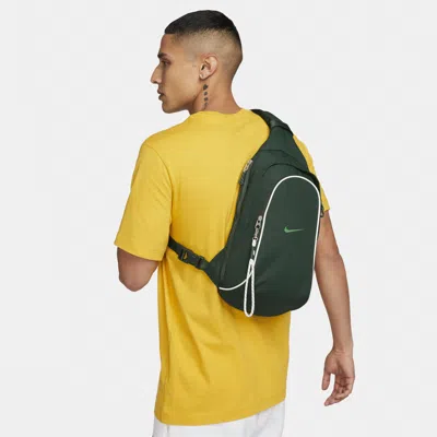 Nike Unisex  Sportswear Essentials Sling Bag (8l) In Green