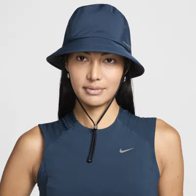 Nike Unisex Storm-fit Adv Apex Bucket Hat In Blue