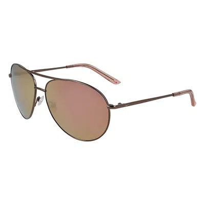 Nike Unisex Sunglasses  -chance-m-ev1218-266  61 Mm Gbby2 In Gold
