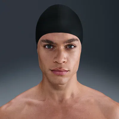 Nike Unisex Swim Silicone Cap In Black