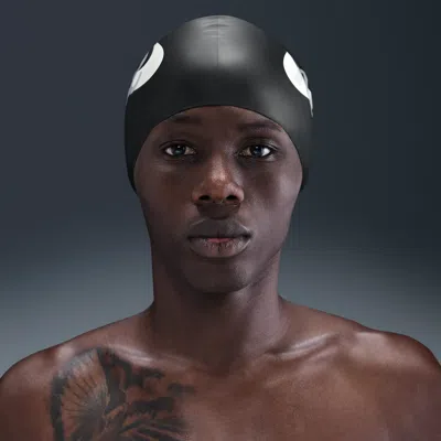 Nike Unisex Swim Silicone Cap In Black
