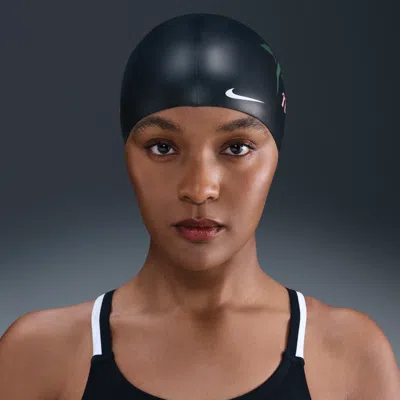 Nike Unisex Swim Silicone Cap In Black