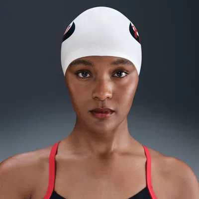 Nike Unisex Swim Silicone Cap In White