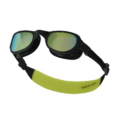 Nike Unisex Swim Universal Fit Mirrored Goggle In Black