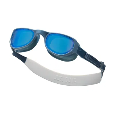 Nike Unisex Swim Universal Fit Mirrored Goggles In Blue