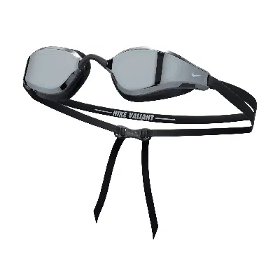 Nike Unisex Swim Valiant Mirrored Goggles In Black