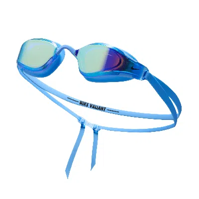 Nike Unisex Swim Valiant Mirrored Goggles In Blue