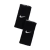 Nike Unisex Swoosh Classic Reversible Wristbands (2-pack) In Black