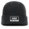 Nike Unisex Swoosh Peak Football Beanie In Black