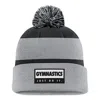 Nike Unisex Swoosh Peak Gymnastics Beanie In Grey