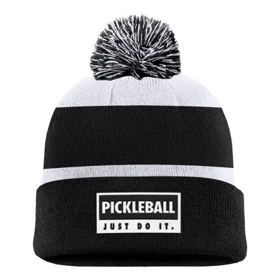 Nike Unisex Swoosh Peak Pickleball Beanie In Black