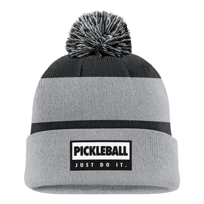 Nike Unisex Swoosh Peak Pickleball Beanie In Grey