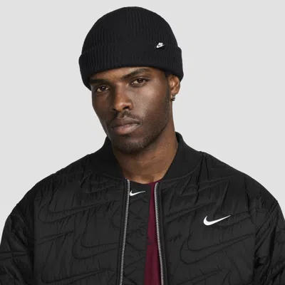 Nike Unisex Terra Futura365 Short-cuff Beanie In Black