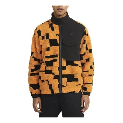 Nike Unisex Therma-fit Tech Pack Engineered Zipper Jacket Yellow In Multi