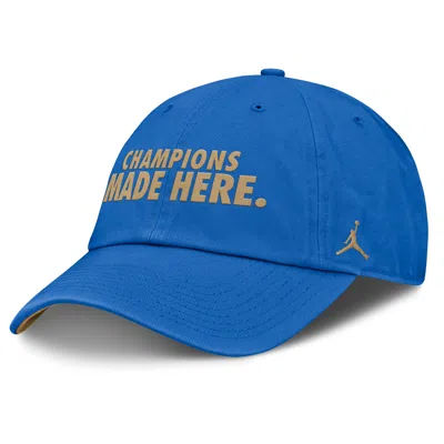 Nike Unisex Ucla Primetime Chant Club Jordan Brand College Adjustable Hat In Blue