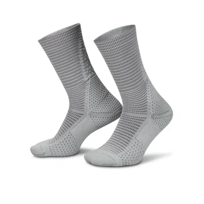 Nike Unisex Unicorn Dri-fit Adv Cushioned Crew Socks (1 Pair) In Gray