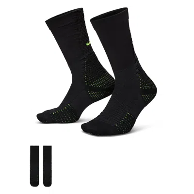 Nike Unisex Unicorn Dri-fit Adv Cushioned Crew Socks (1 Pair) In Black