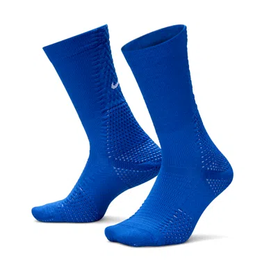 Nike Unisex Unicorn Dri-fit Adv Cushioned Crew Socks (1 Pair) In Blue